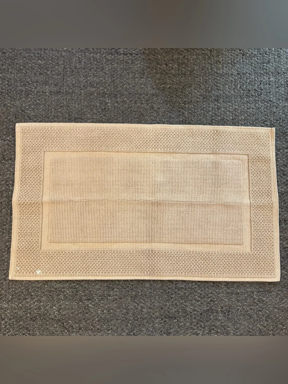 Wamsutta tan/beige Textured Bath Mat